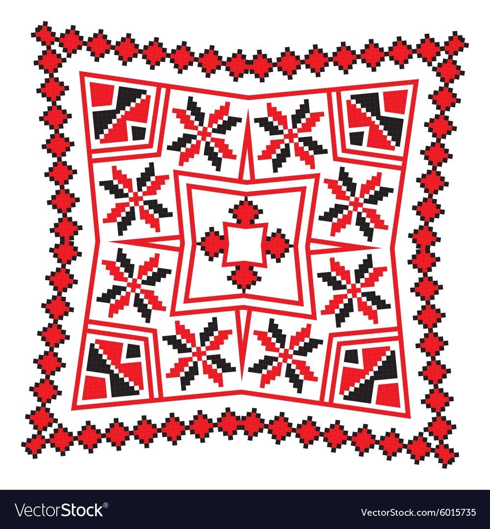 Мордовский орнамент легкий