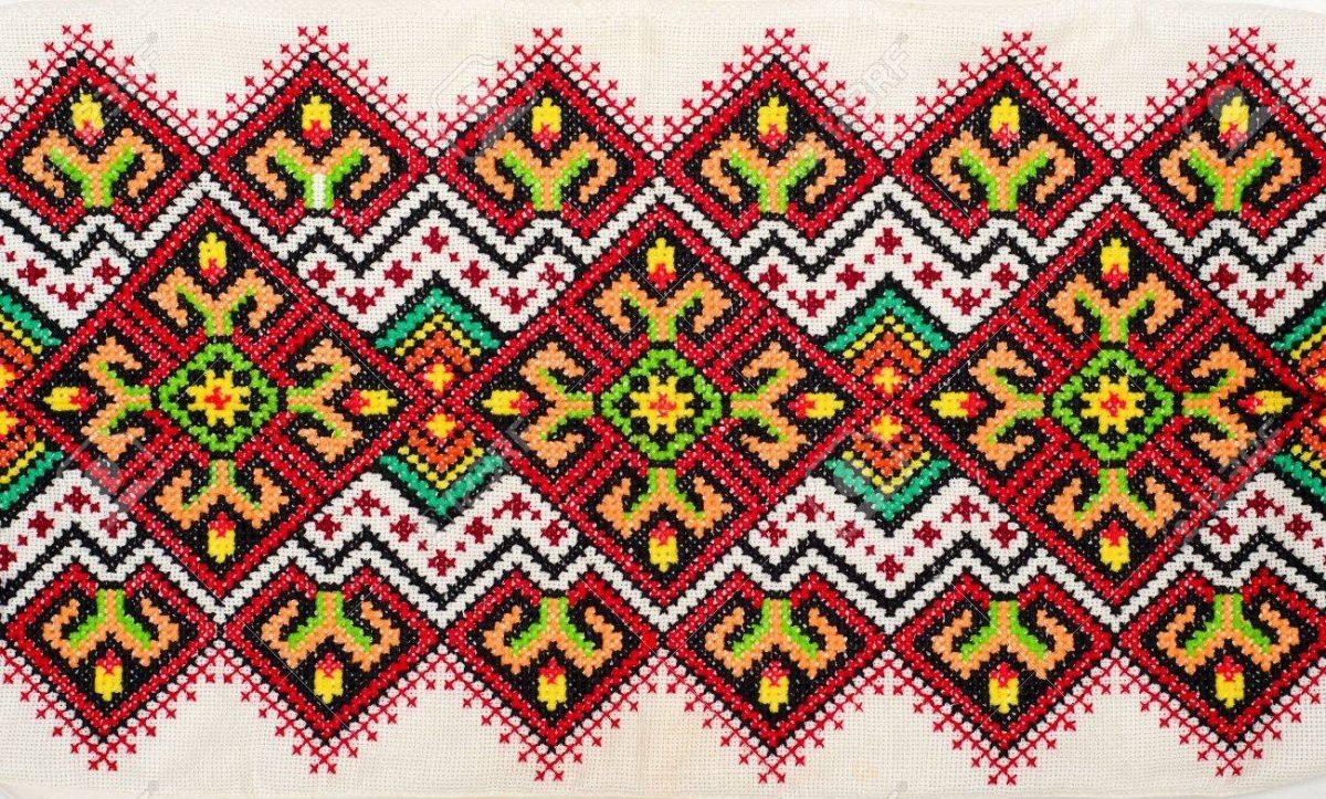 Национальный узор Молдова вектор