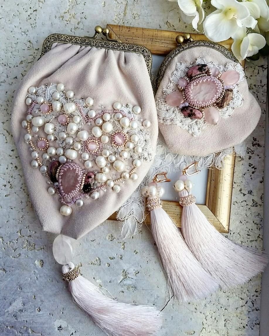 Размеры сумок из бусин