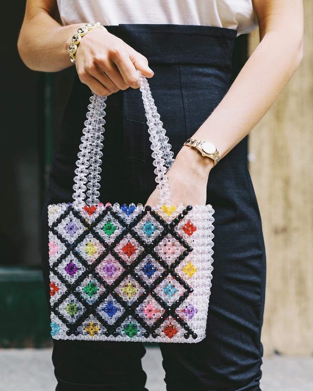 Сумки из бусин картинки