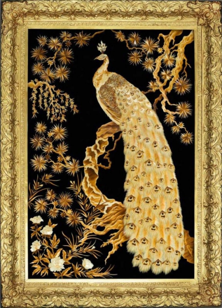 Валерий Козлов картины из соломки