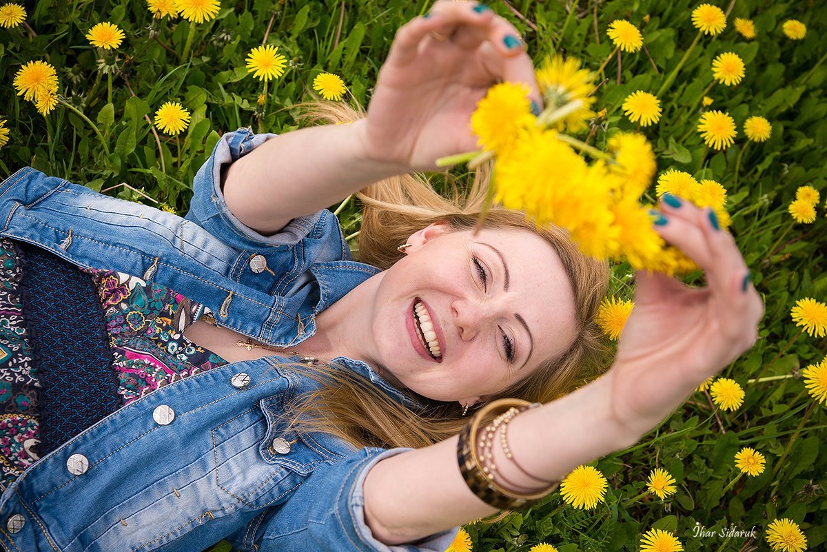 Фотосет с одуванчиками