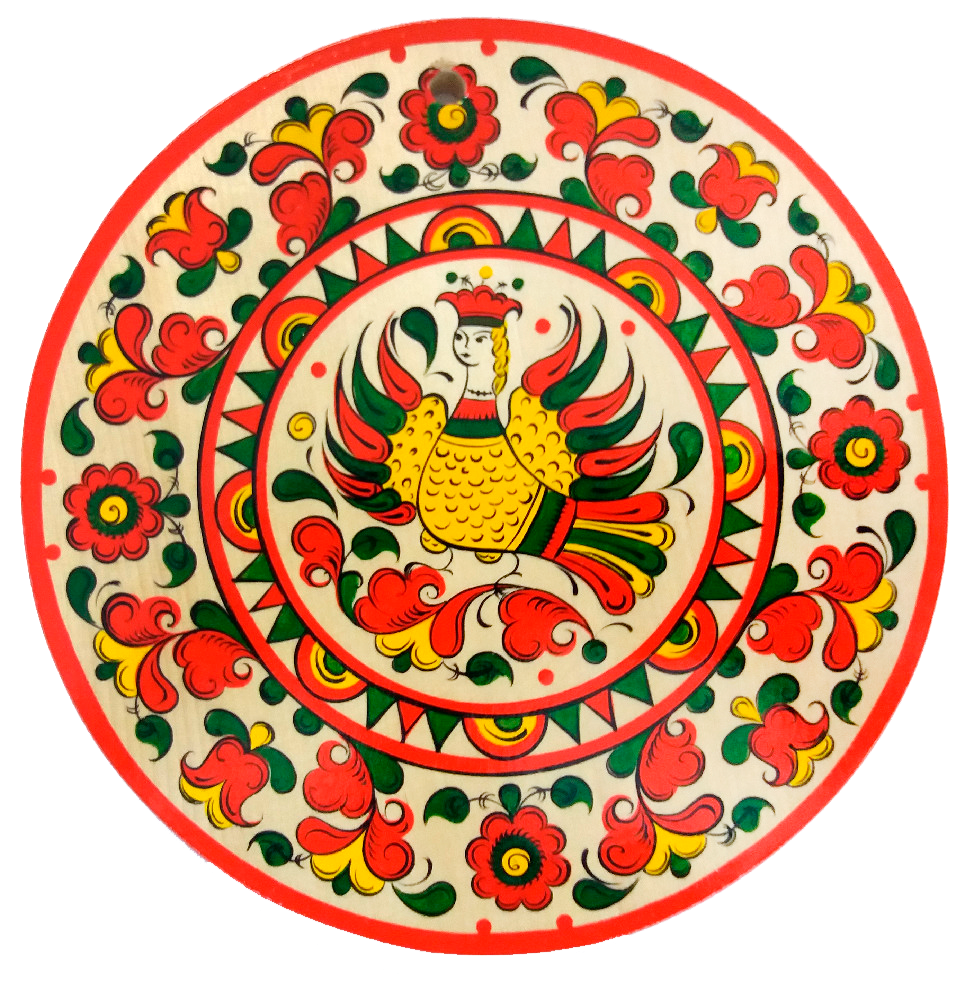 Борецкая роспись птицы