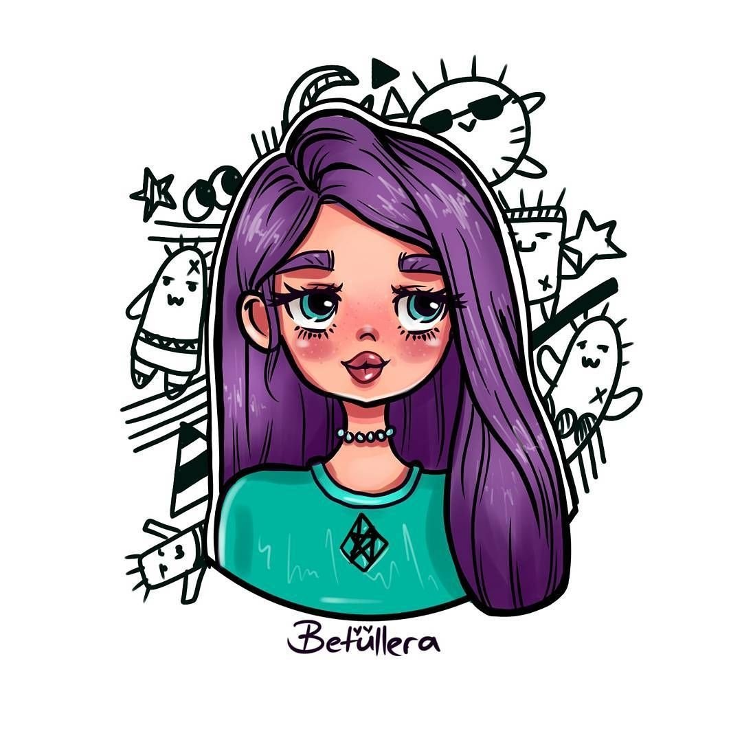 Стикеры для ЛД девочки