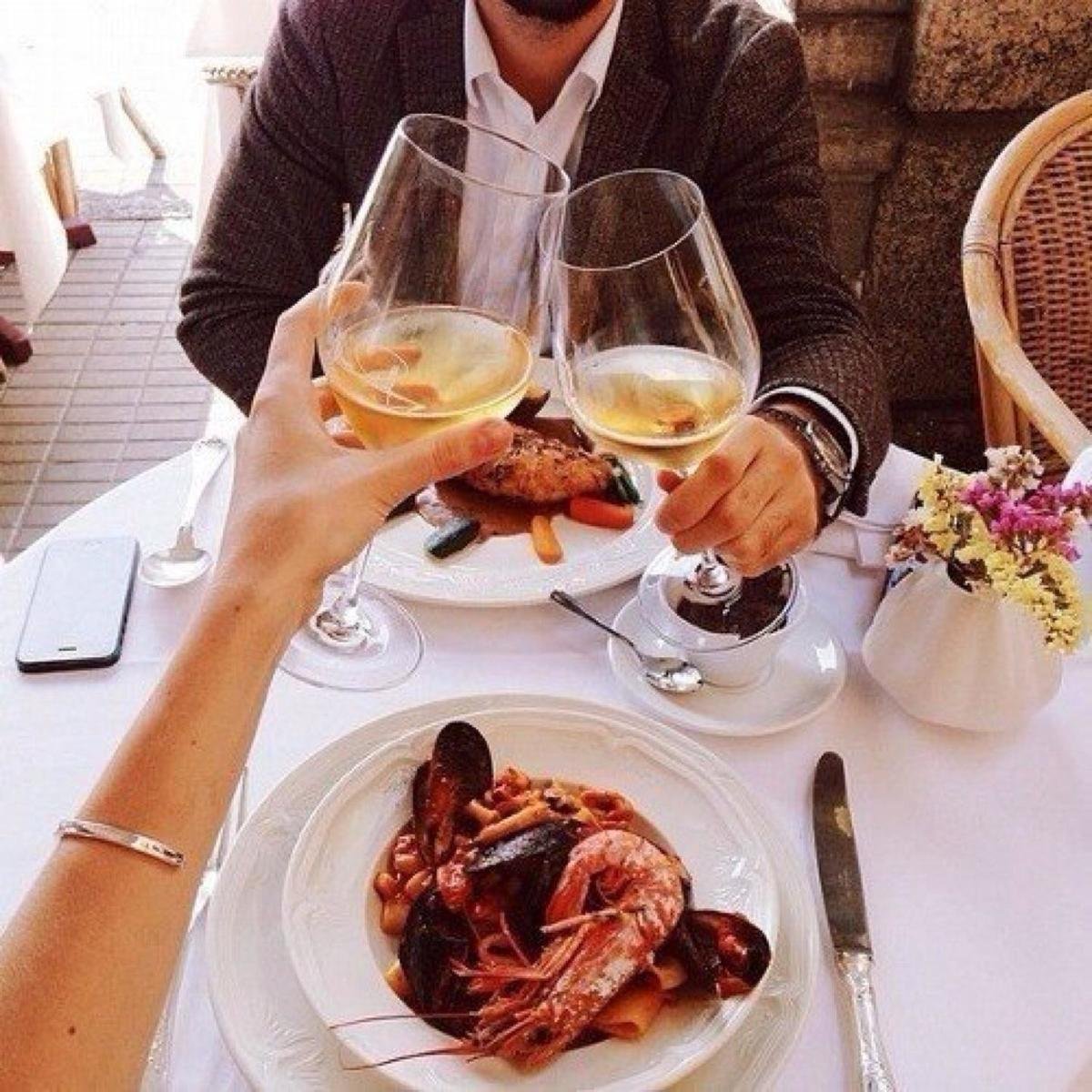 Романтический ужин в ресторане