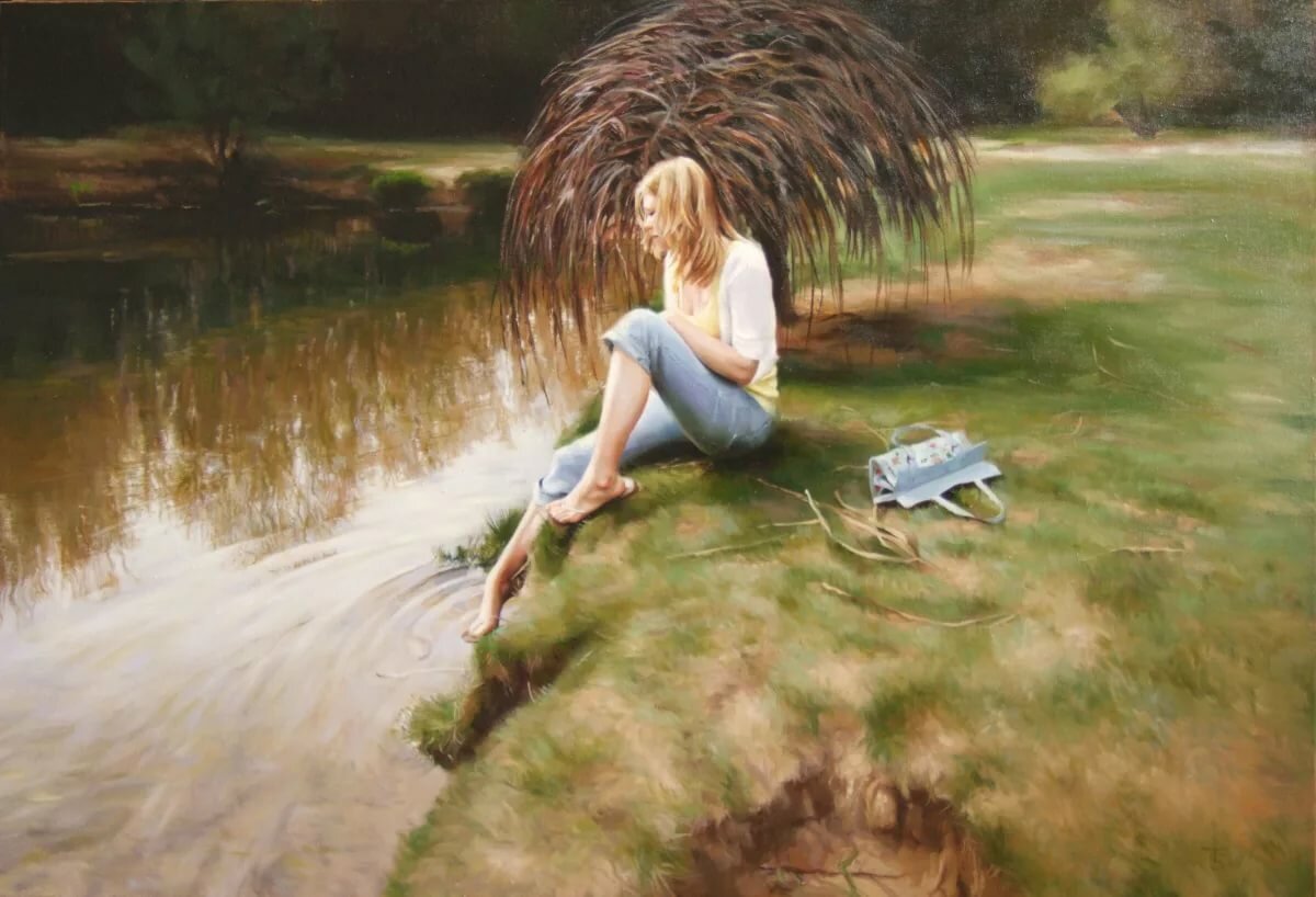 Художник Тина Спратт картины