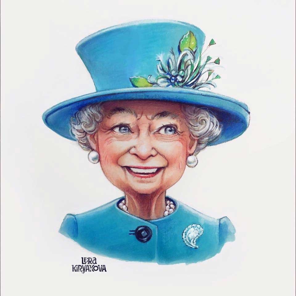 Лицо принцессы в короне