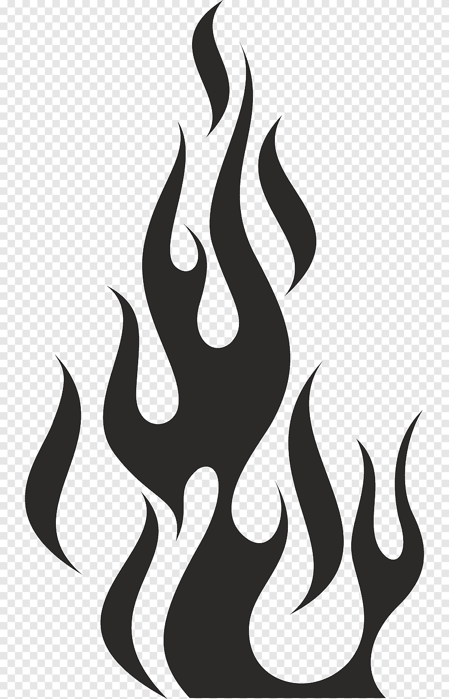 Тату эскизы трайбл пламя