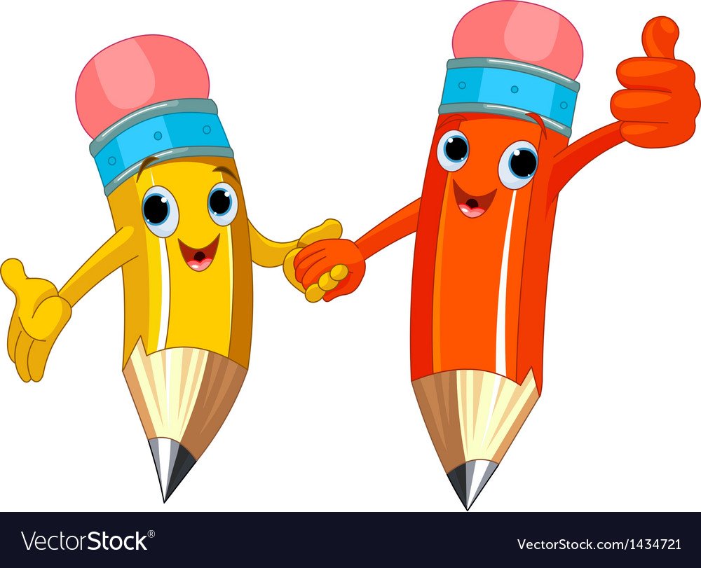 Веселые карандаши для украшения группы