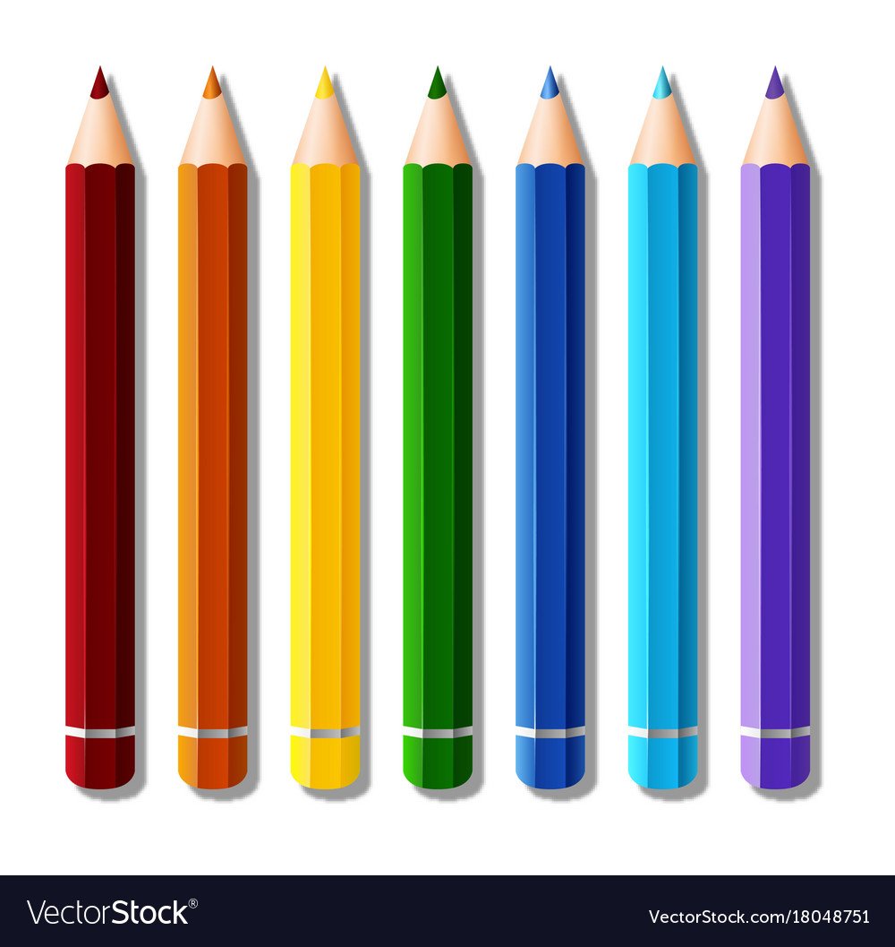 Семь цветных карандашей