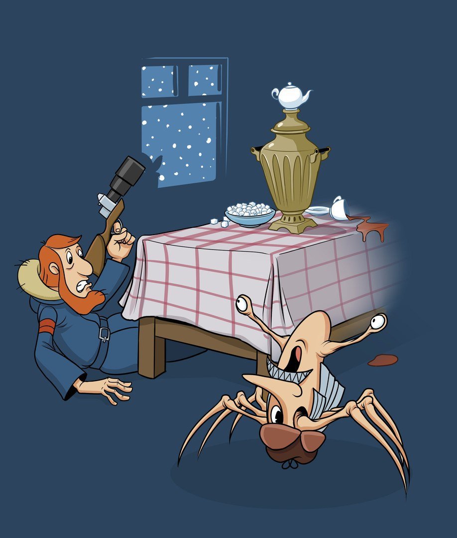 Карикатуры на мультфильмы