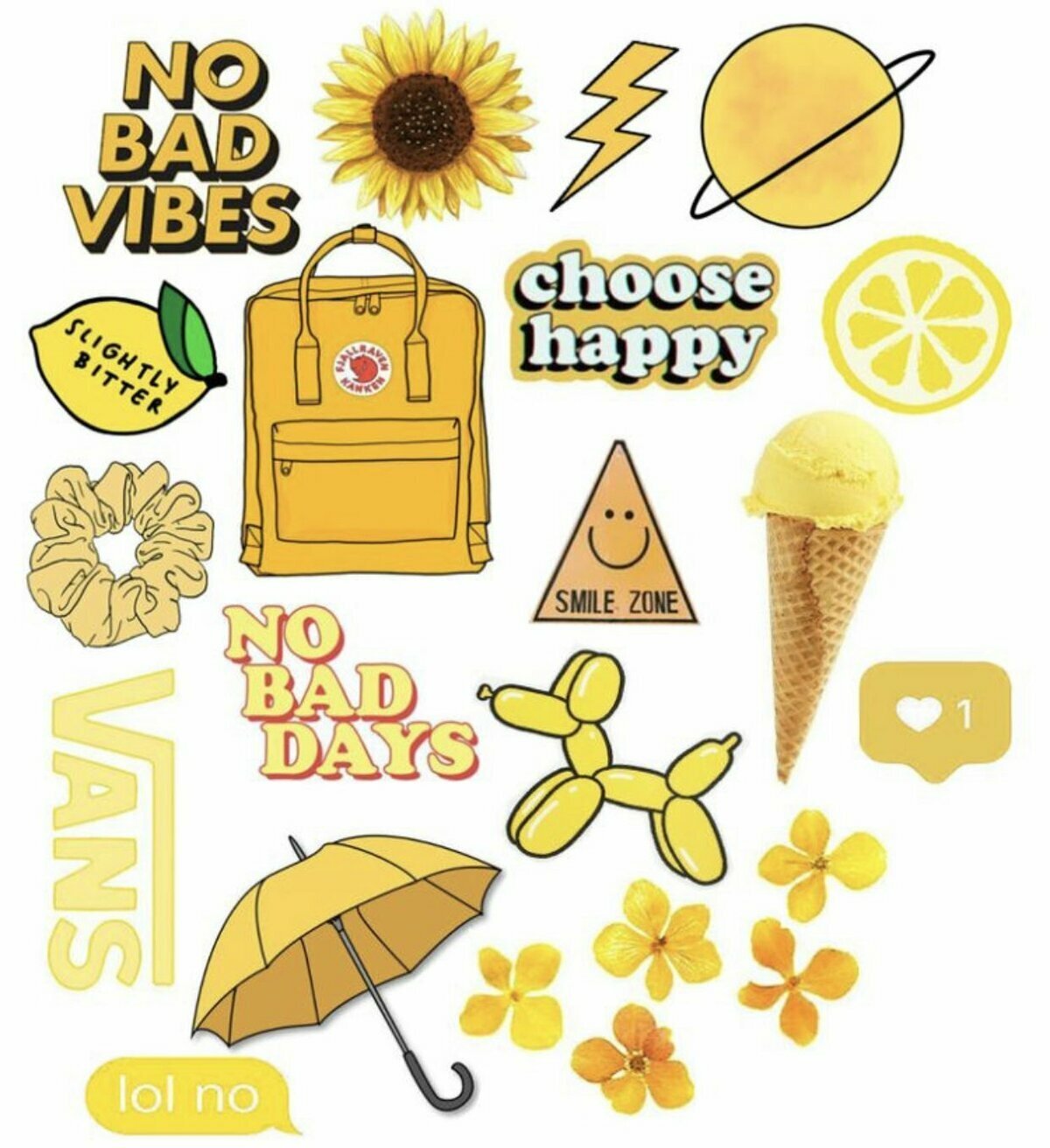 Желтый стикер