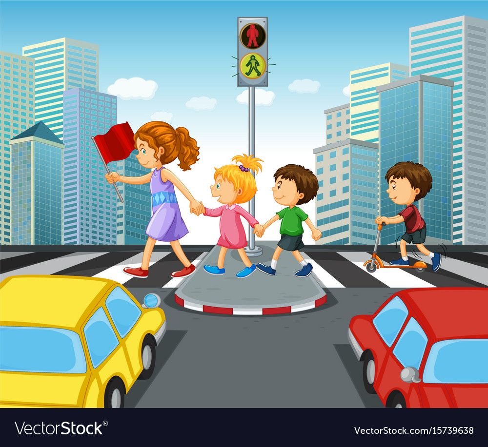 Дорога проезжая часть тротуар