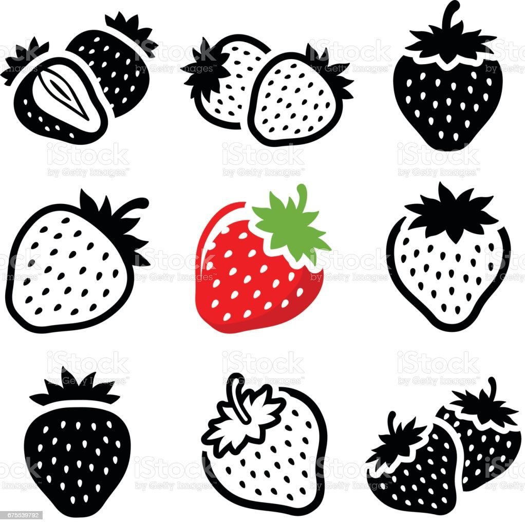 Клубника пиктограмма