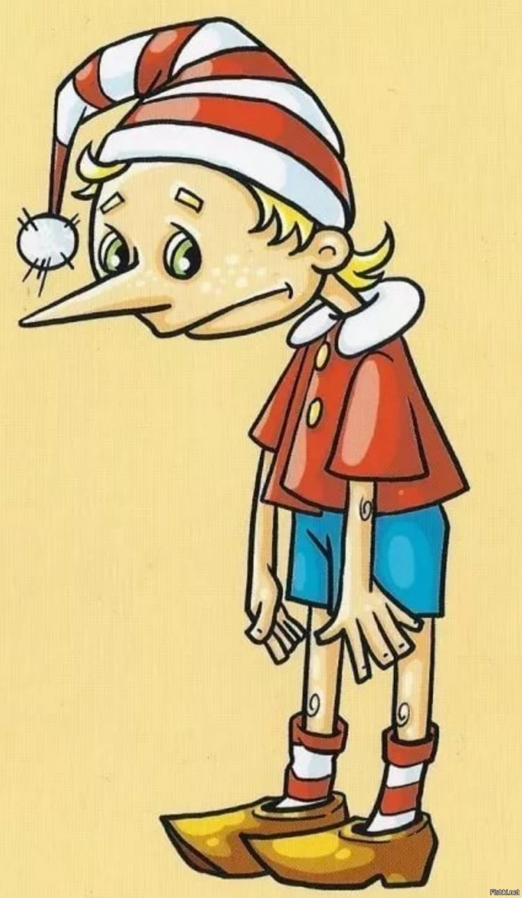 Грустный Буратино