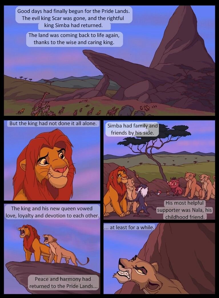 Комикс Король Лев корча порча