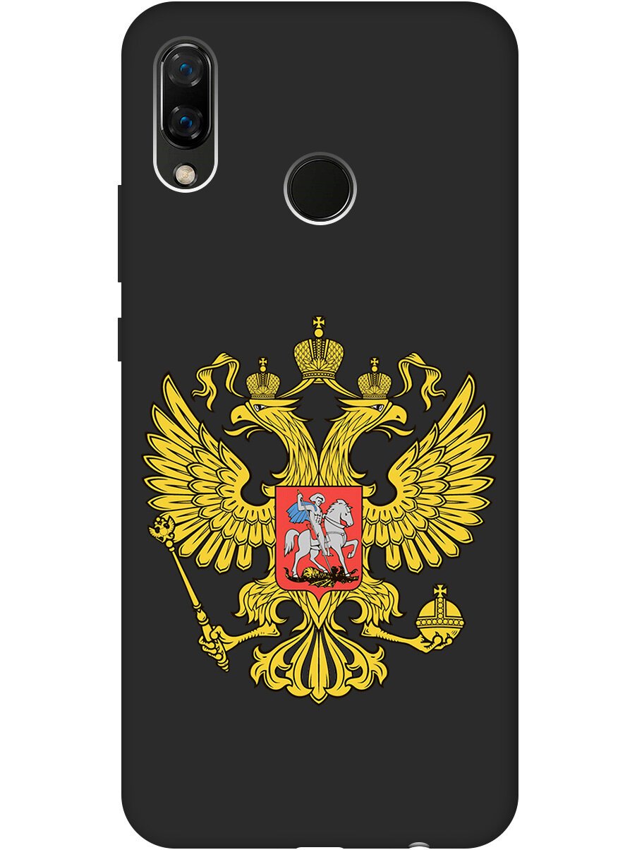 Герб на черном фоне