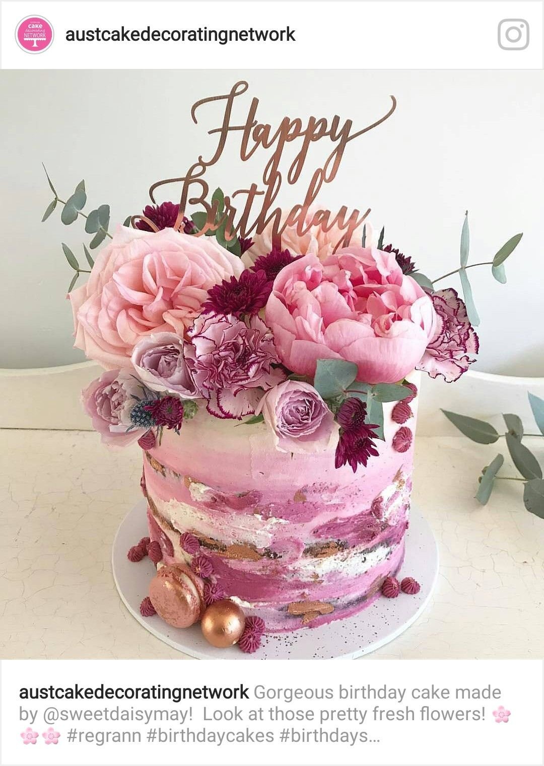 Цветок "Happy Birthday"