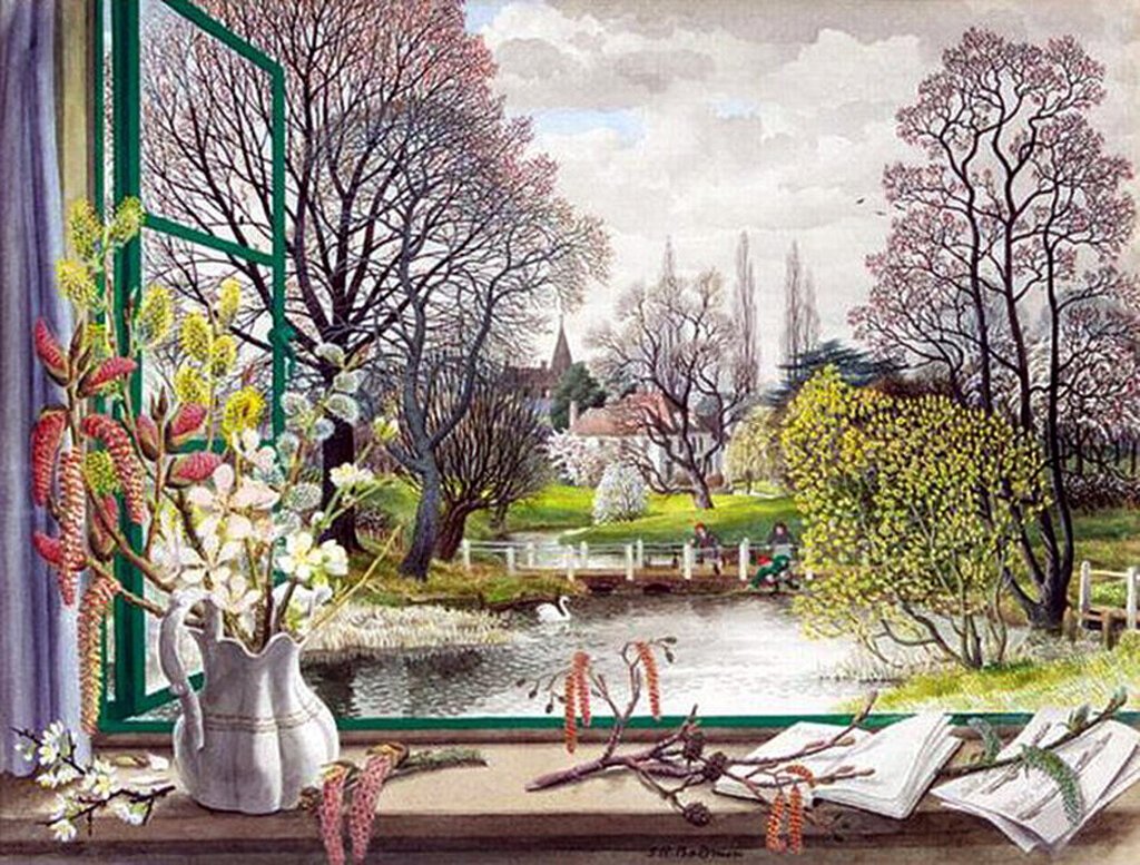 Апрель картины художников