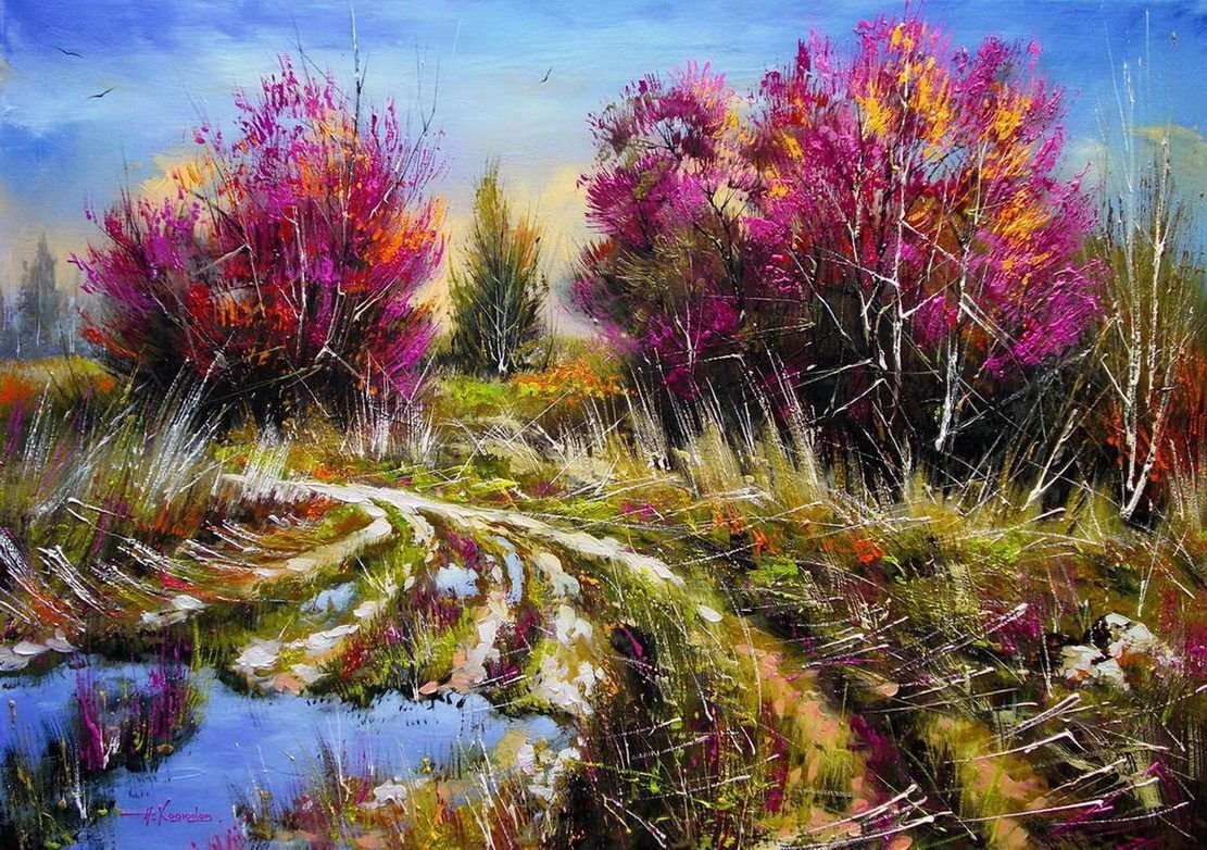 Александр Ходюков осенние пейзажи