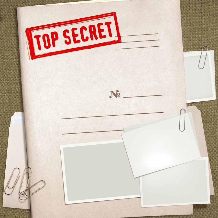 Папка с секретными документами