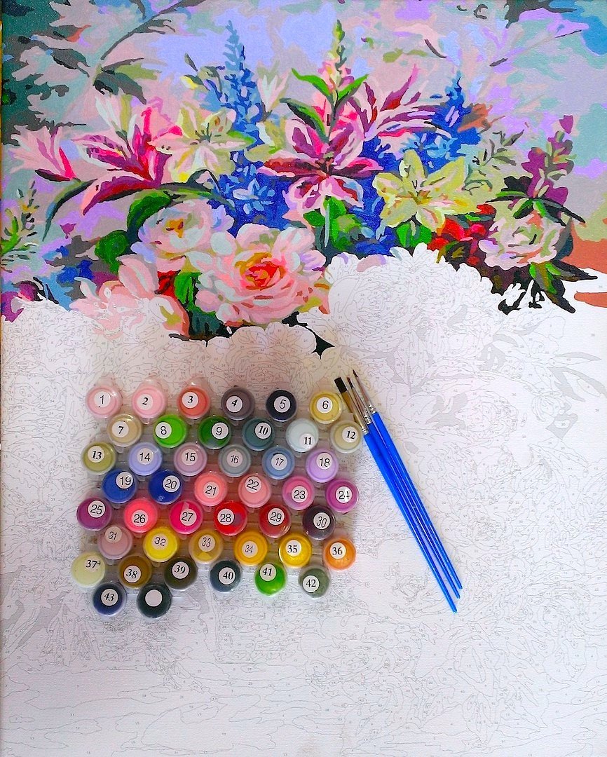 Рисование картин по номерам