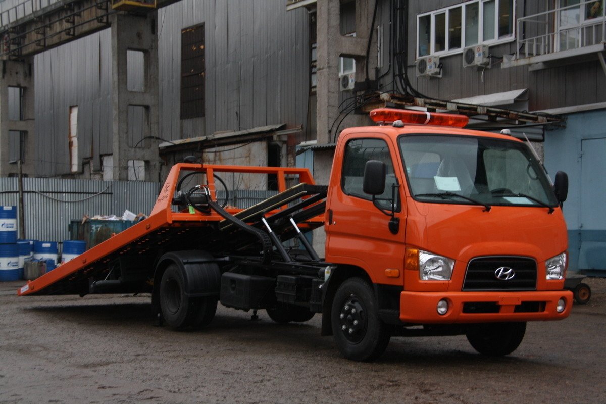 Эвакуатор оранжевый