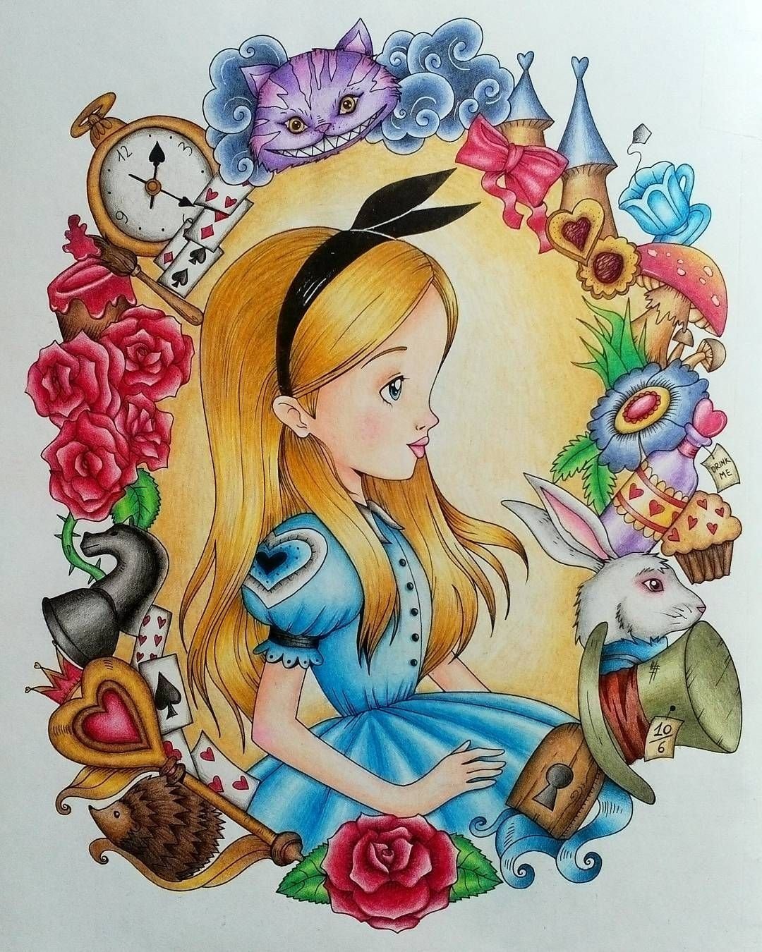 Дисней Наброски Алиса