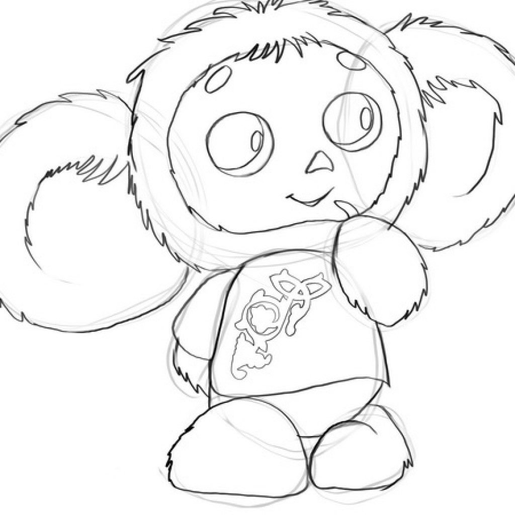 Рисунки карандашом для срисовки мультяшки