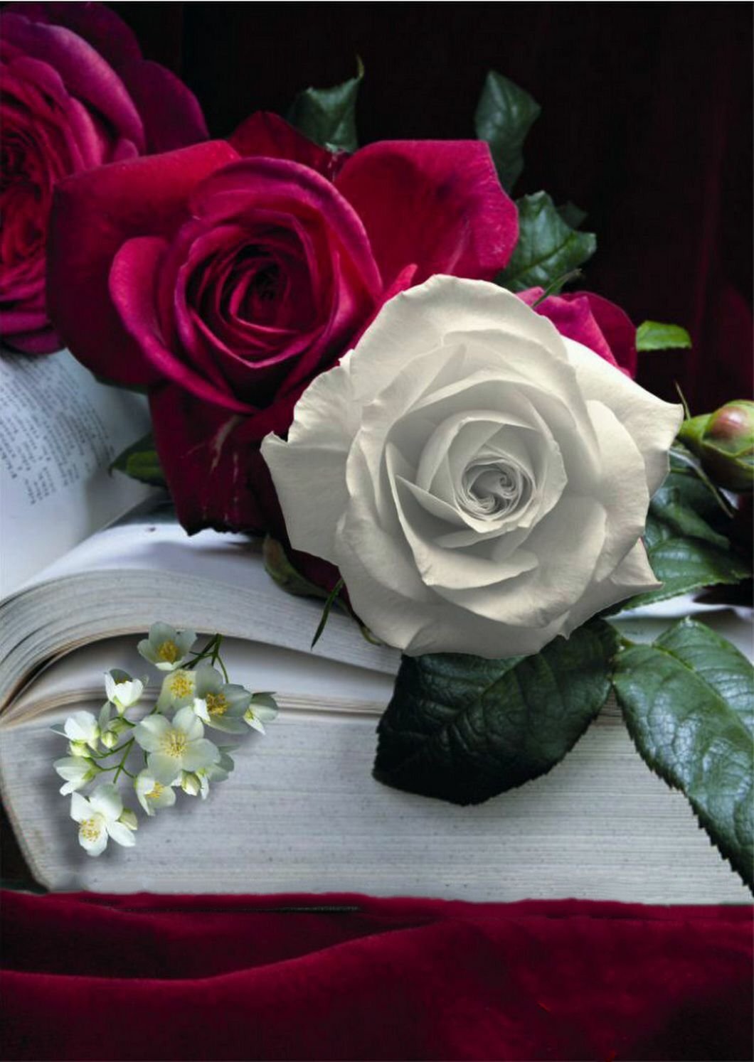 Вечерний букет роз