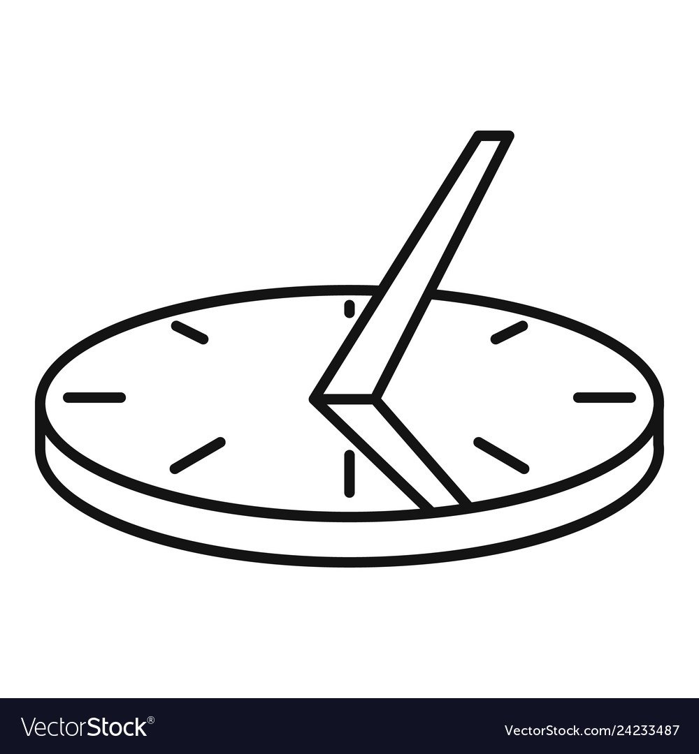 Солнечные часы раскраска