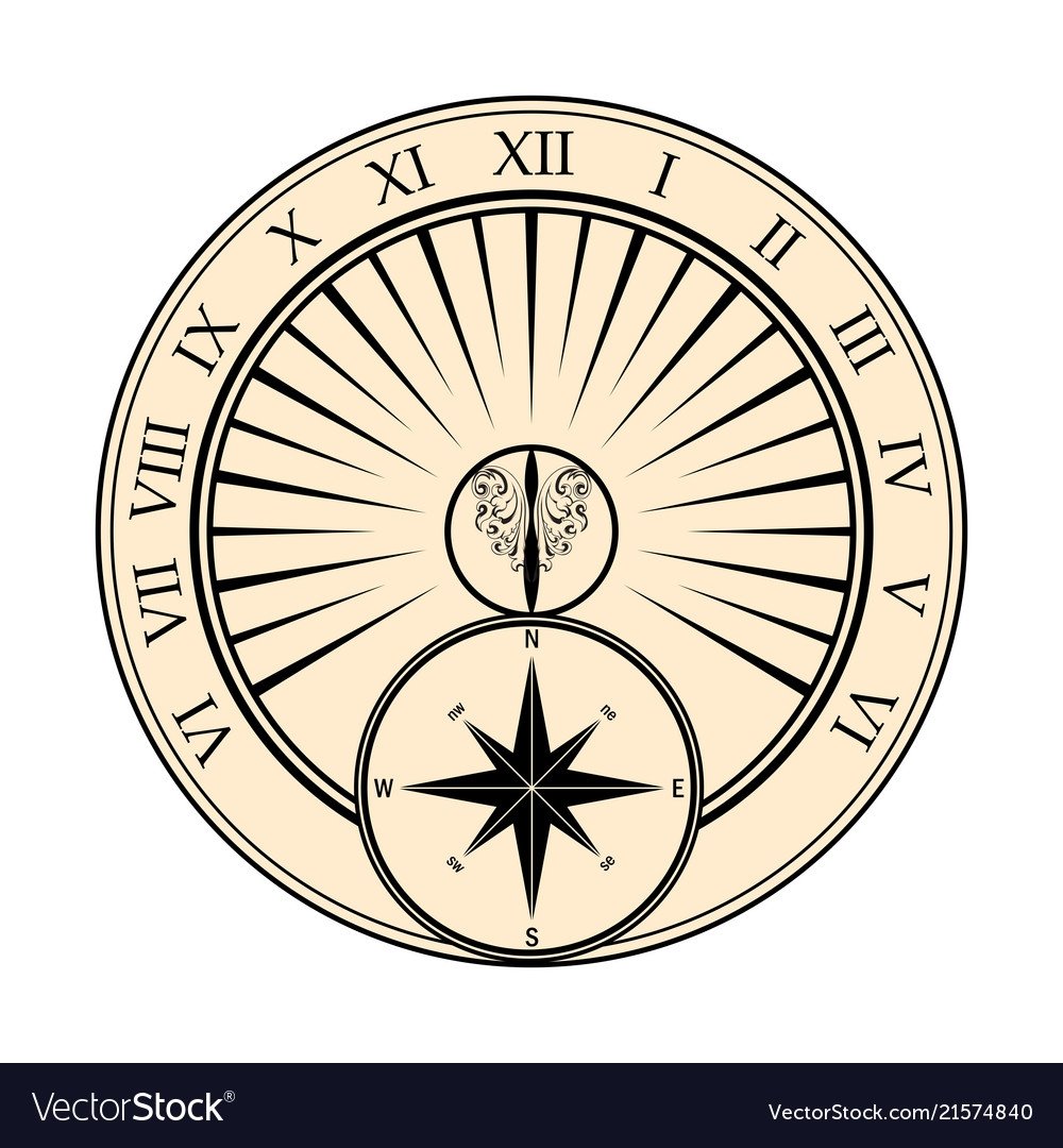 Циферблат солнечных часов