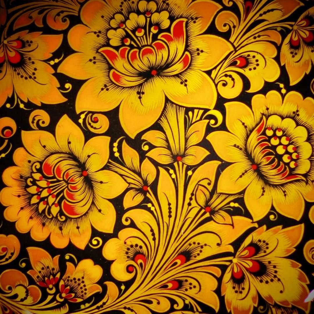 Хохлома композиция