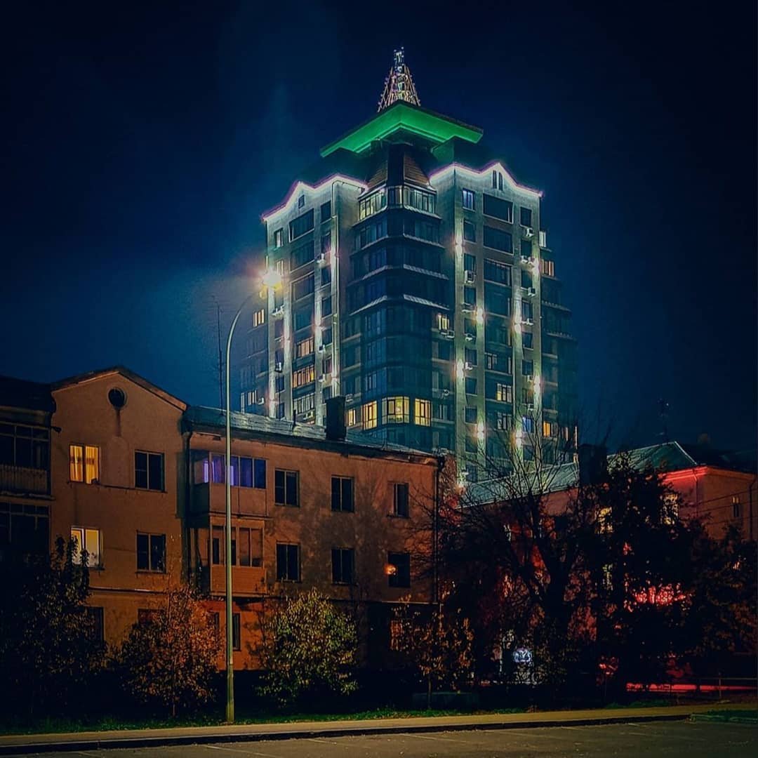 Барнаул ночью