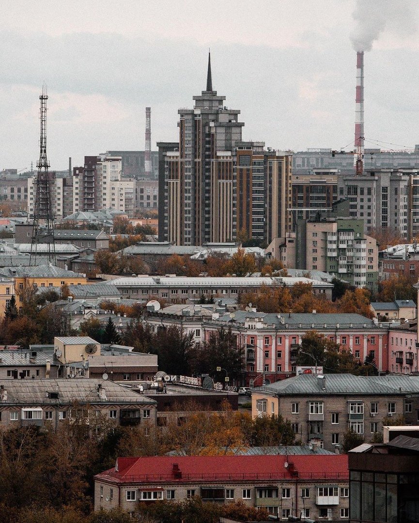 Барнаул с высоты птичьего полета