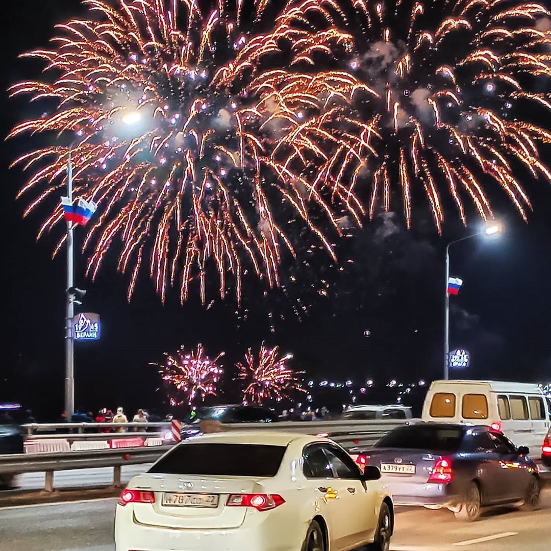 Барнаул ночью