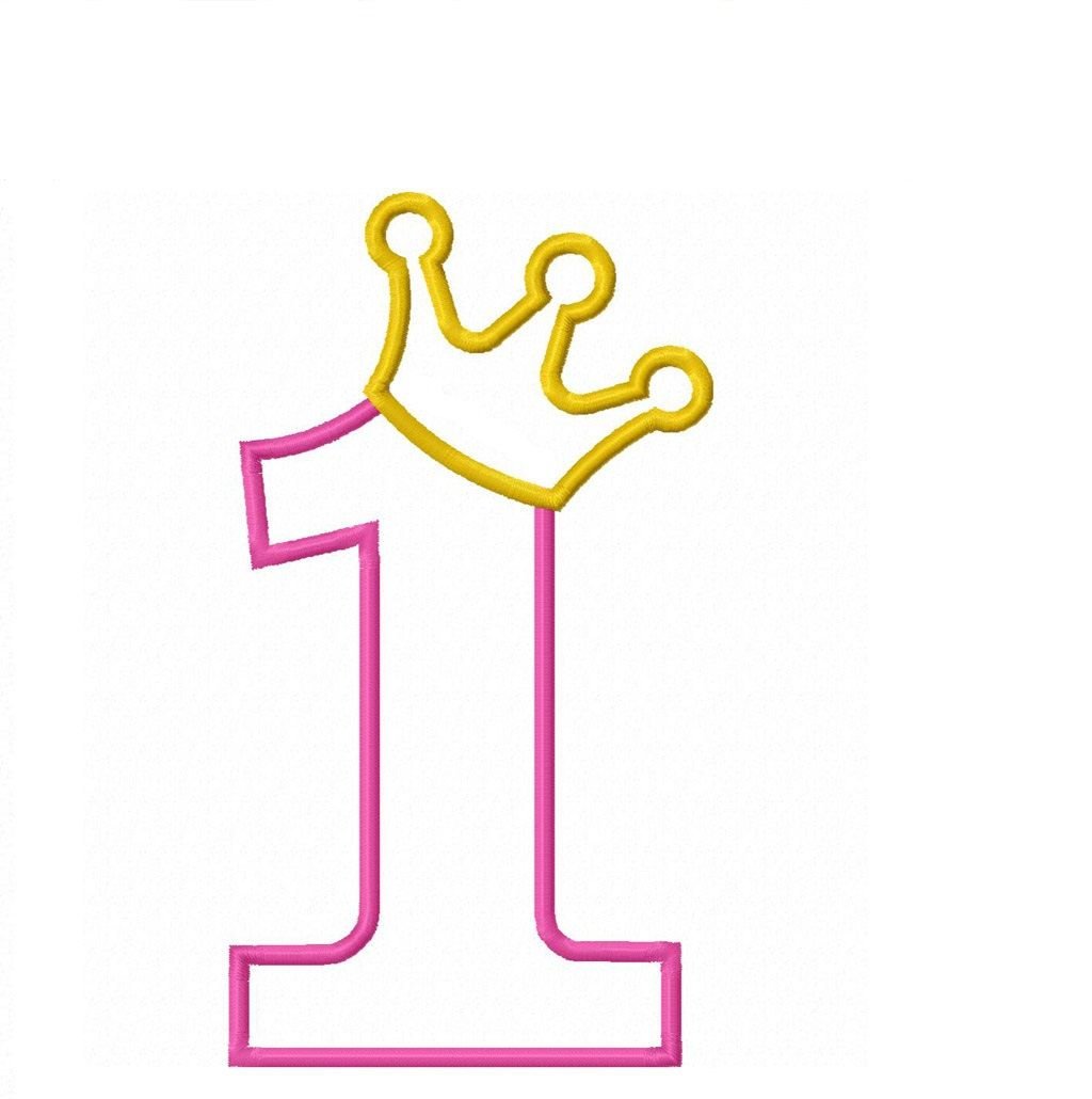 Единичка с короной