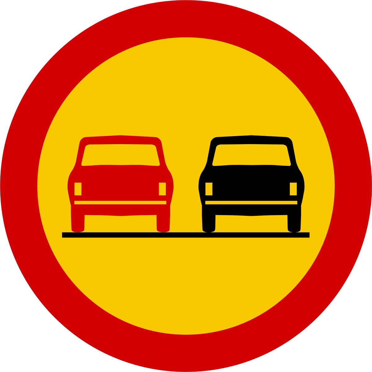 Дорожные знаки обгон