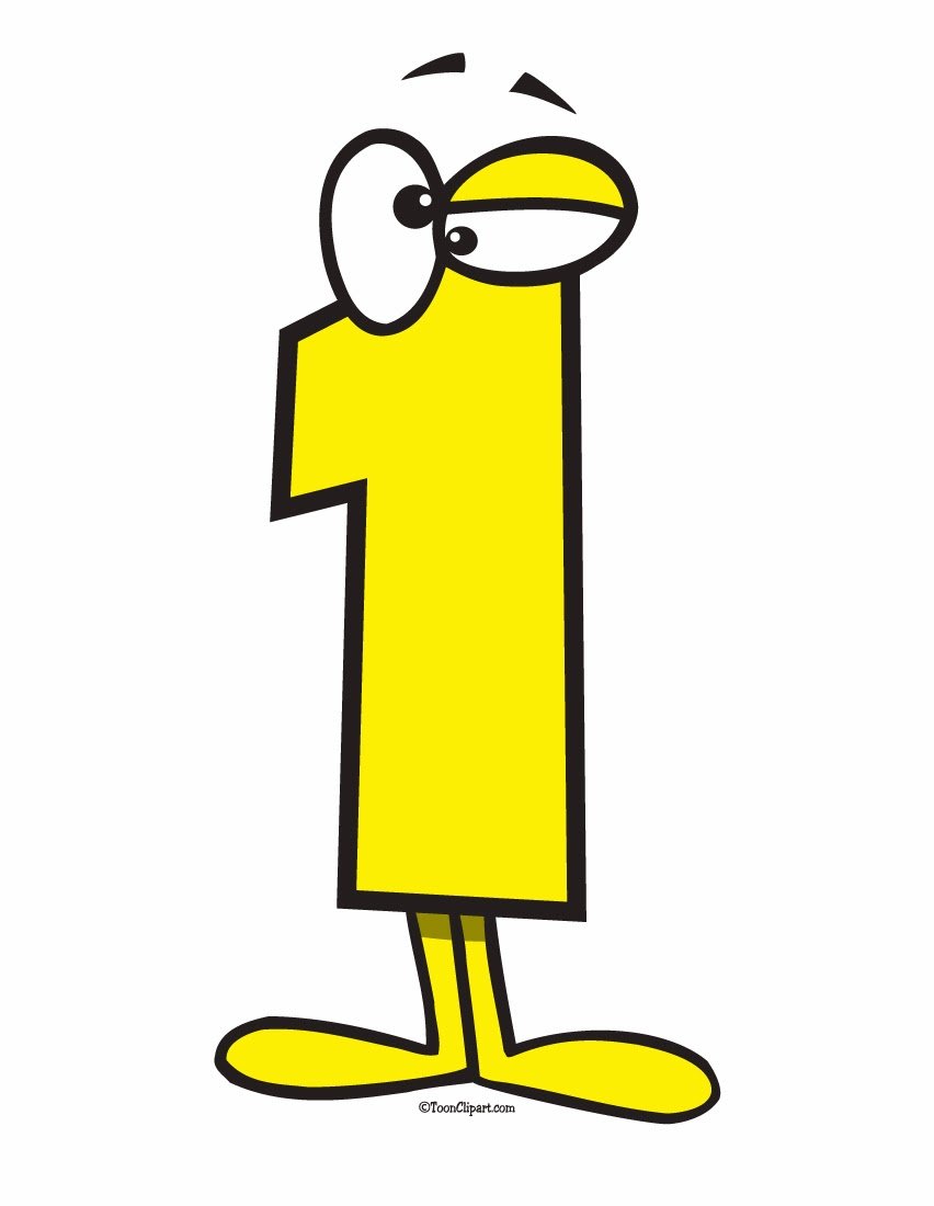 Смешная цифра 1