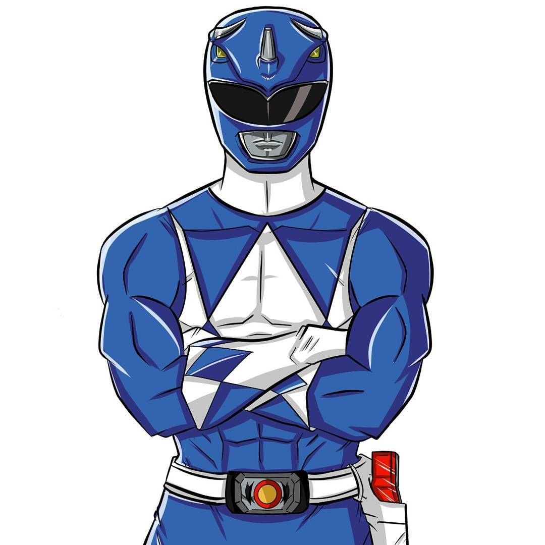 Blue Power Ranger Art