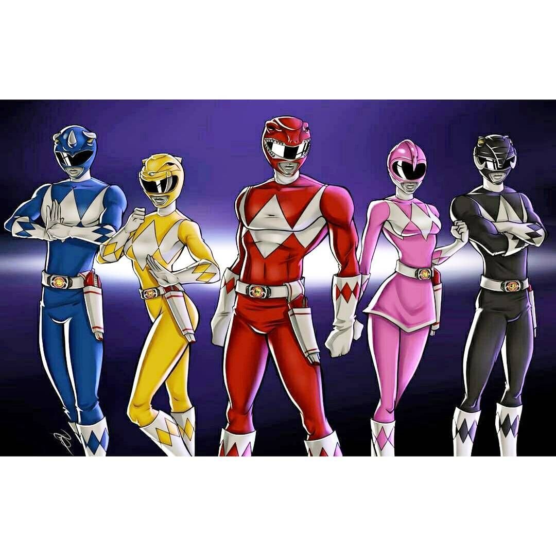 Mighty Morphin Power Rangers арт