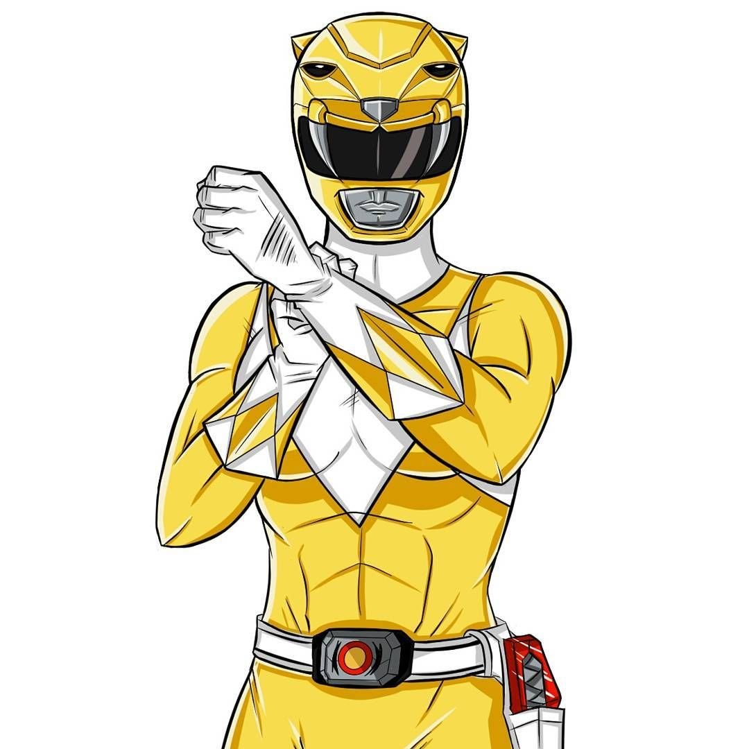 Желтый рейнджер арт