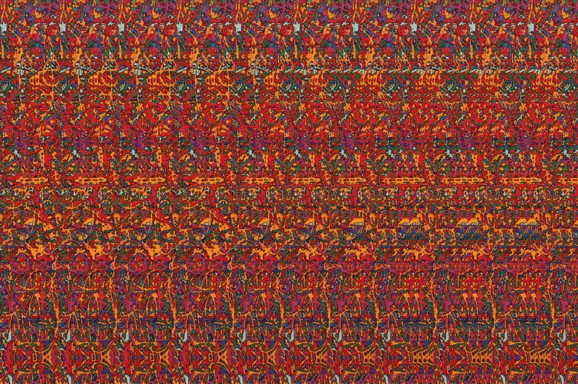 Стереограмма Будда