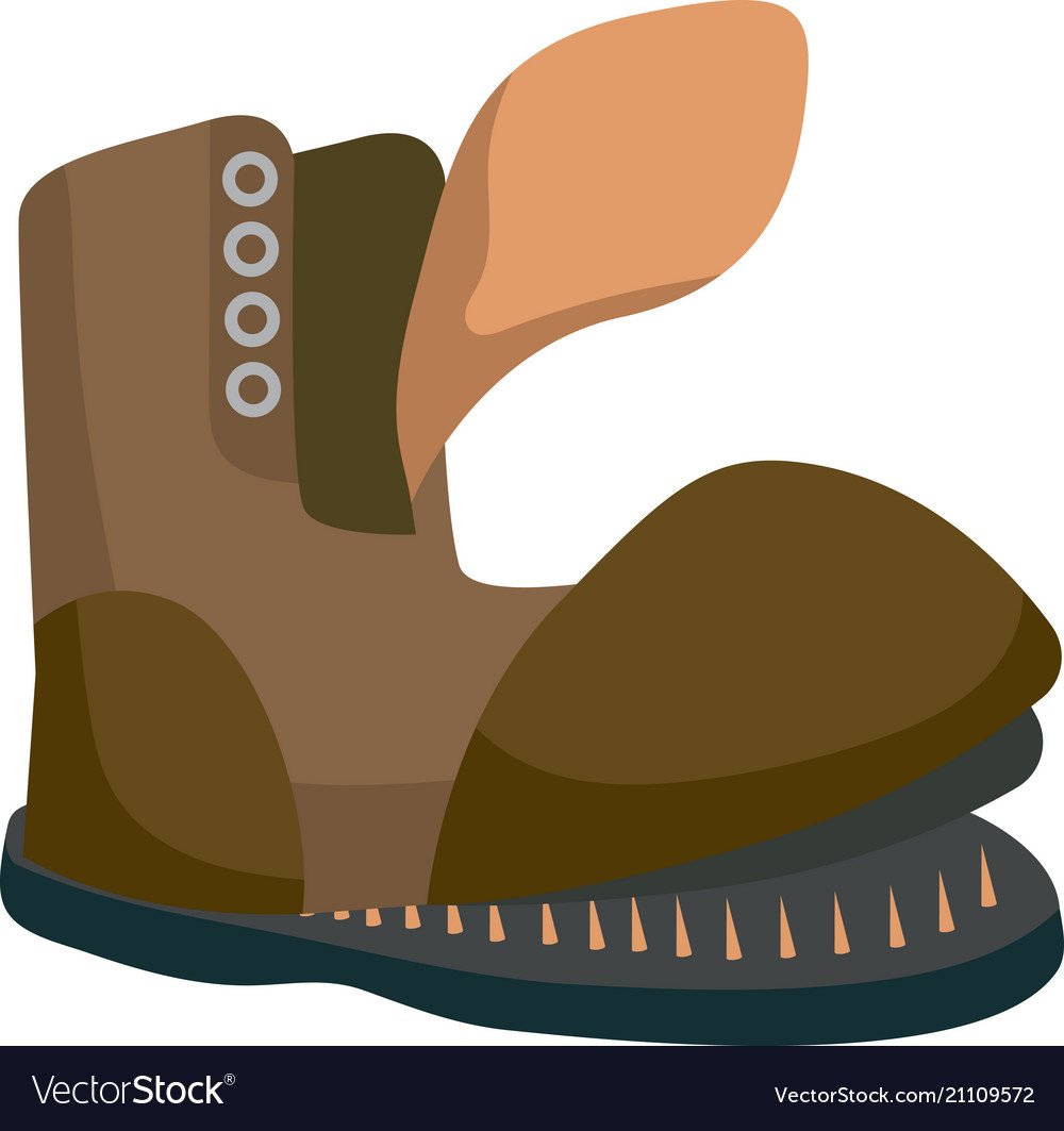 Рваный ботинок вектор