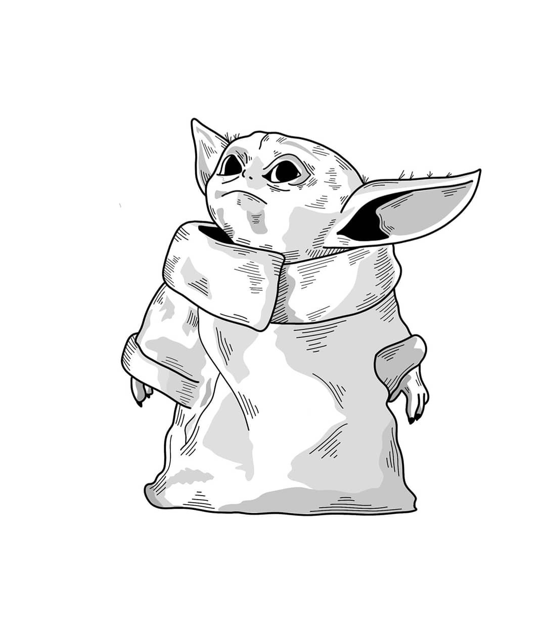 Бейби йода вектор