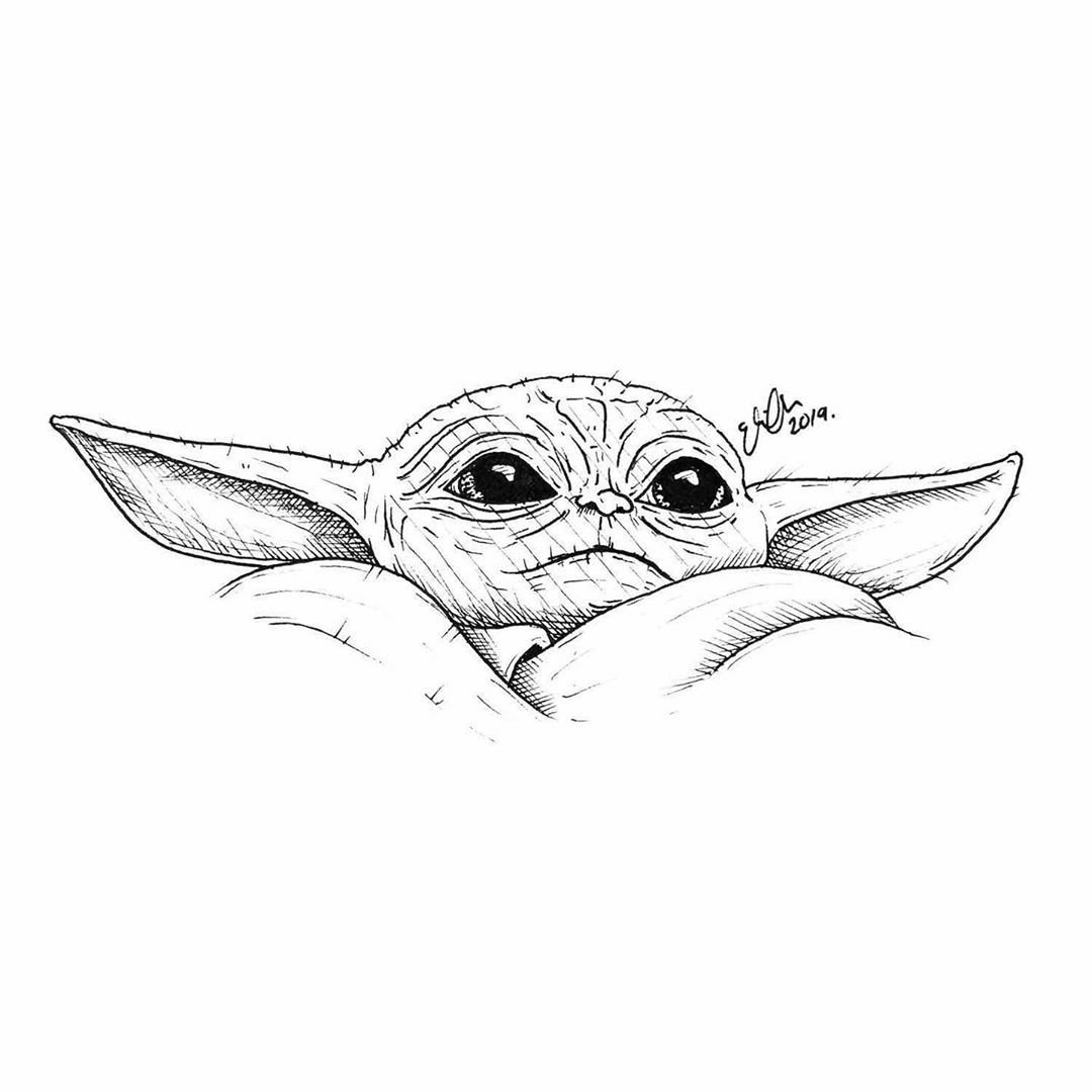 Бейби йода арт