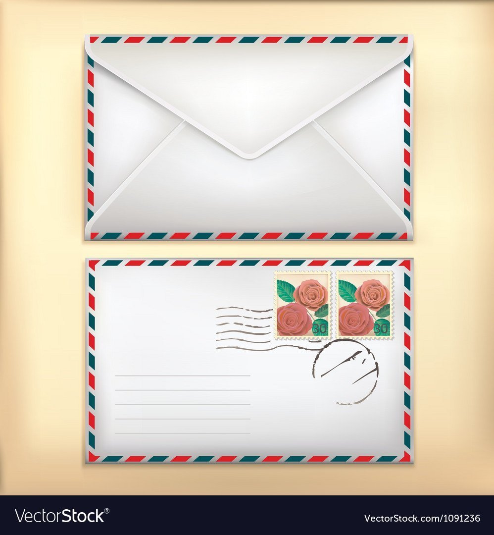 Рисунок конверта для письма