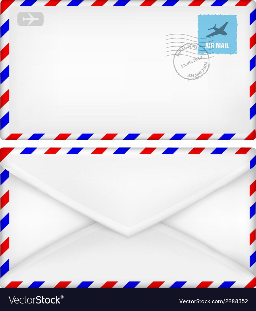 Конверт для письма для детей