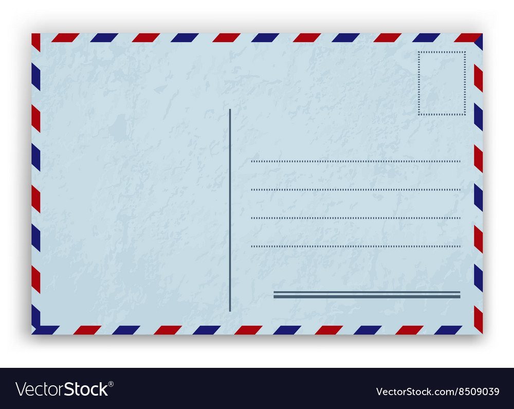 Почтовый конверт без надписей