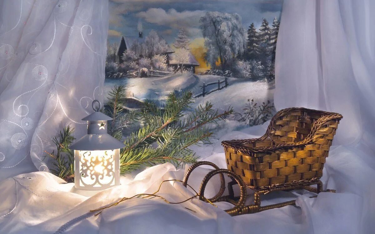 Уютный зимний вечер